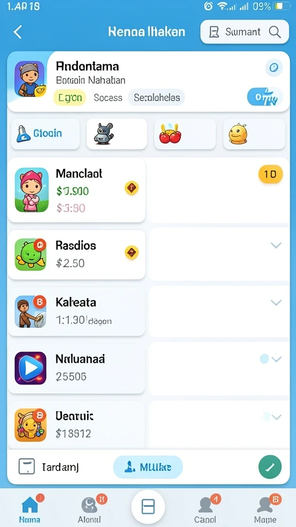 Screenshot menampilkan fitur kustomisasi karakter yang menarik.