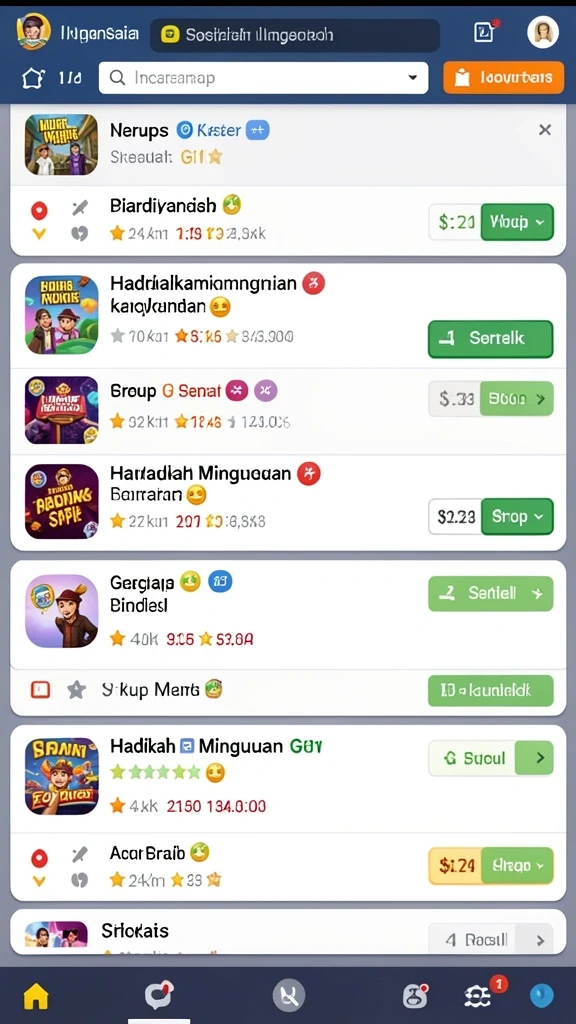 Komunitas dengan interaksi aktif.