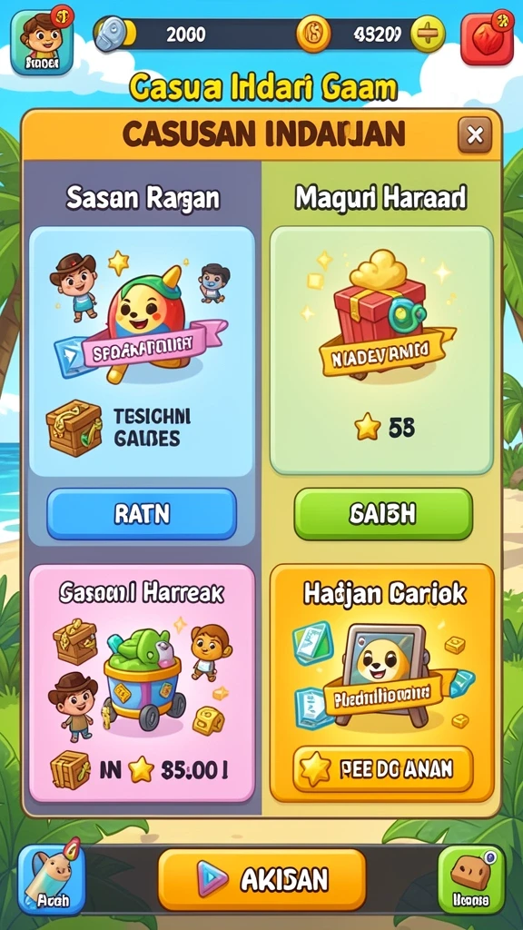 Screenshot menampilkan keberhasilan menyelesaikan misi.
