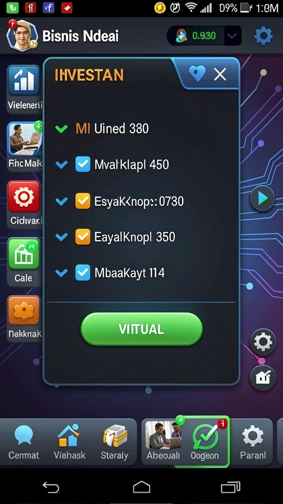 Tampilan antarmuka yang menarik dan mudah digunakan.
