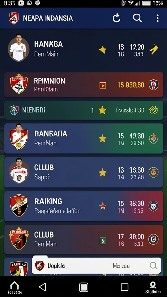 Tampilan awal yang menarik dan penuh warna.