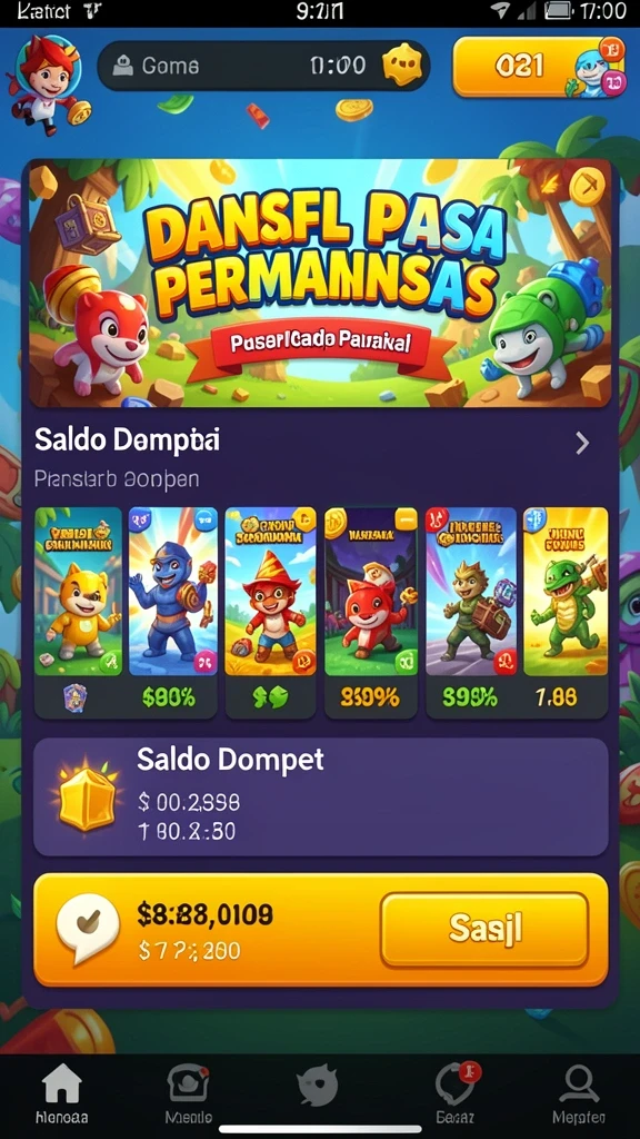 Lihat koleksi karakter unik yang bisa dipilih.