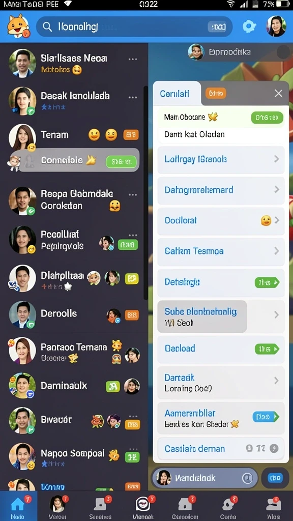 Karakter dengan kemampuan unik untuk strategi bermain yang beragam.