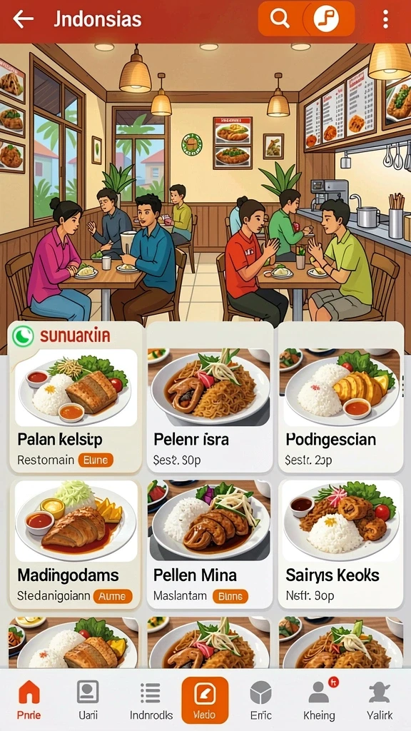 Tampilan antarmuka yang menarik dan mudah digunakan.