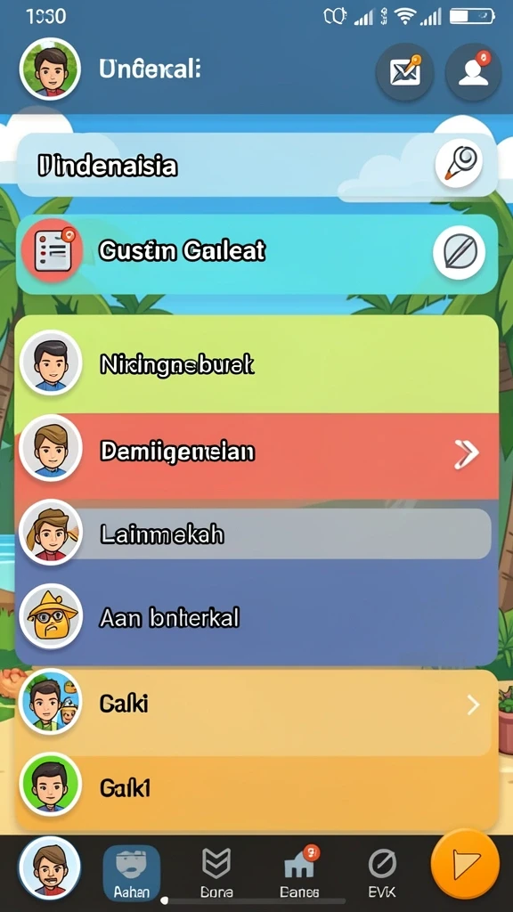 Screenshot saat karakter sedang beraksi melawan musuh.