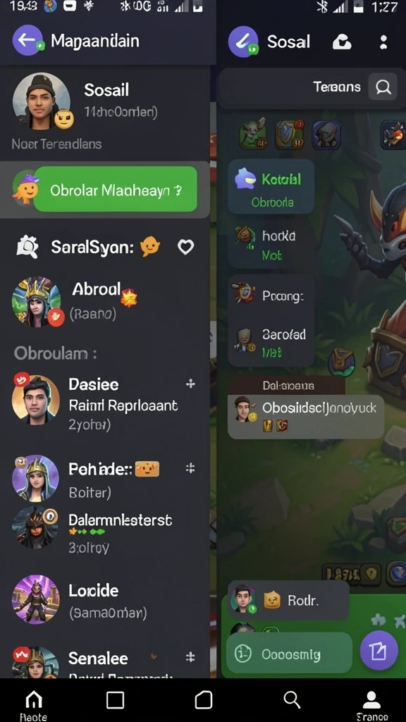 Karakter yang unik dan penuh warna tersedia di game.
