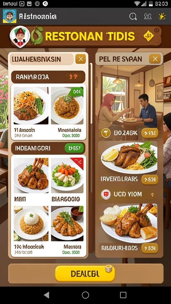 Tampilan antarmuka yang menarik dan mudah dinavigasi.