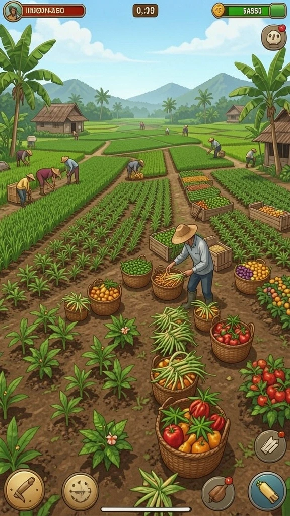 Karakter yang lucu dan penuh kepribadian.