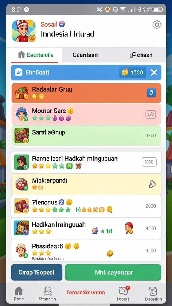 Screenshot menampilkan grafik yang memukau dari level yang baru.