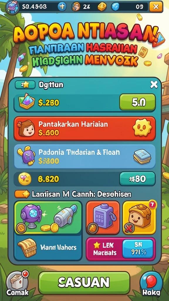 Tampilan utama aplikasi yang menarik dan mudah dinavigasi.