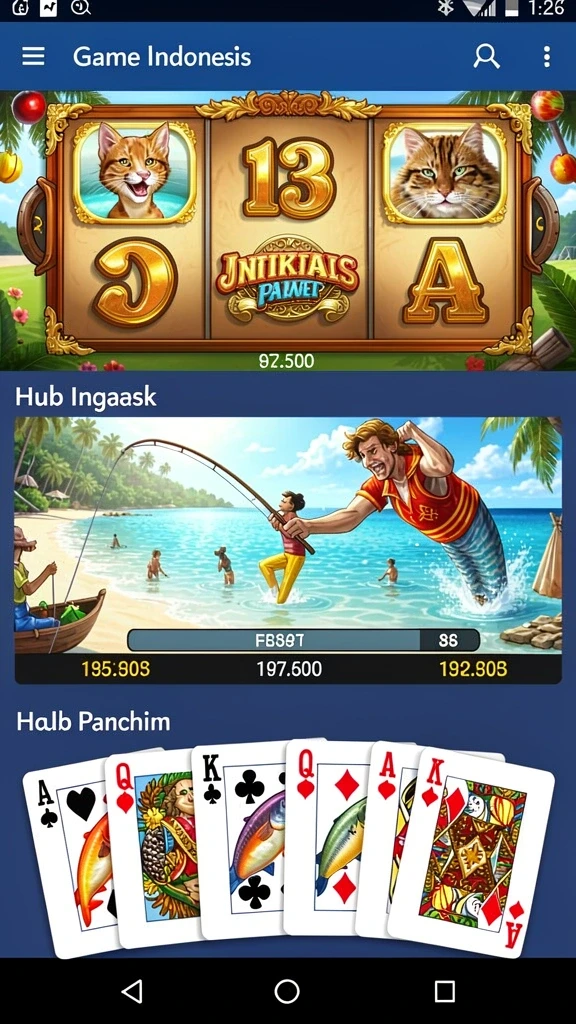 Beragam pilihan mesin slot dengan tema menarik.