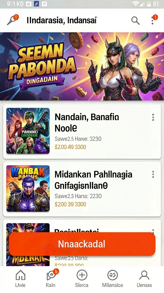 Screenshot menunjukkan fitur pembaruan terbaru dengan konten baru.