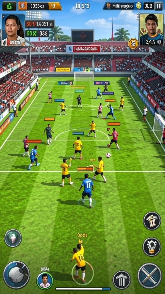 Tampilan awal game yang menarik dan intuitif.