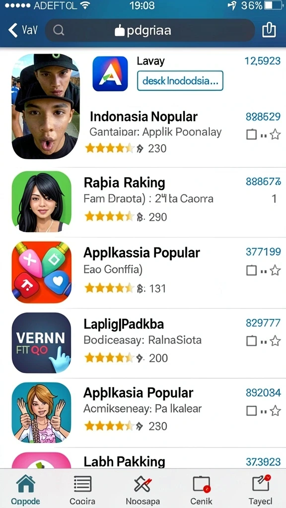 Tampilan level baru yang menantang dan seru.