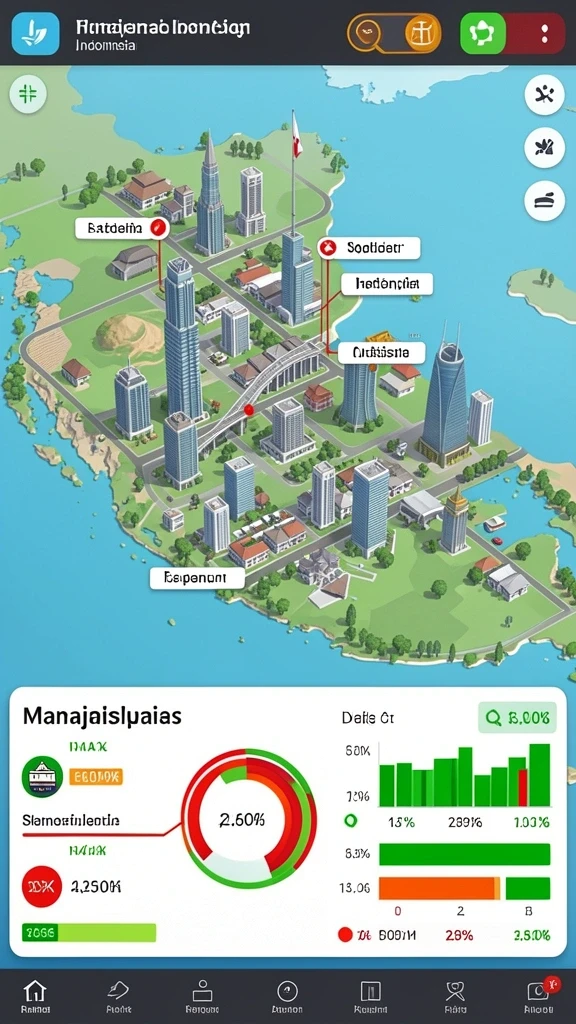 Tangkapan layar level yang menantang dengan grafik luar biasa.