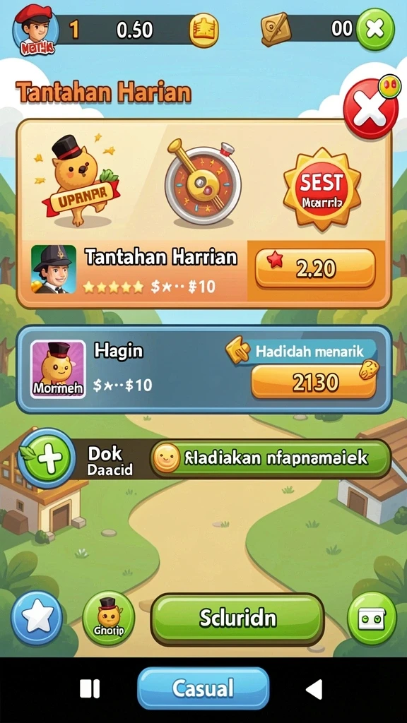 Grafik yang memukau dalam setiap detil permainan.