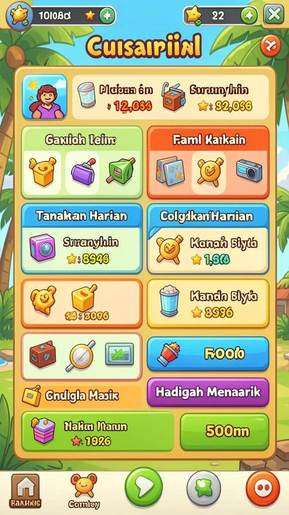 Fitur sosial untuk berinteraksi dengan teman.