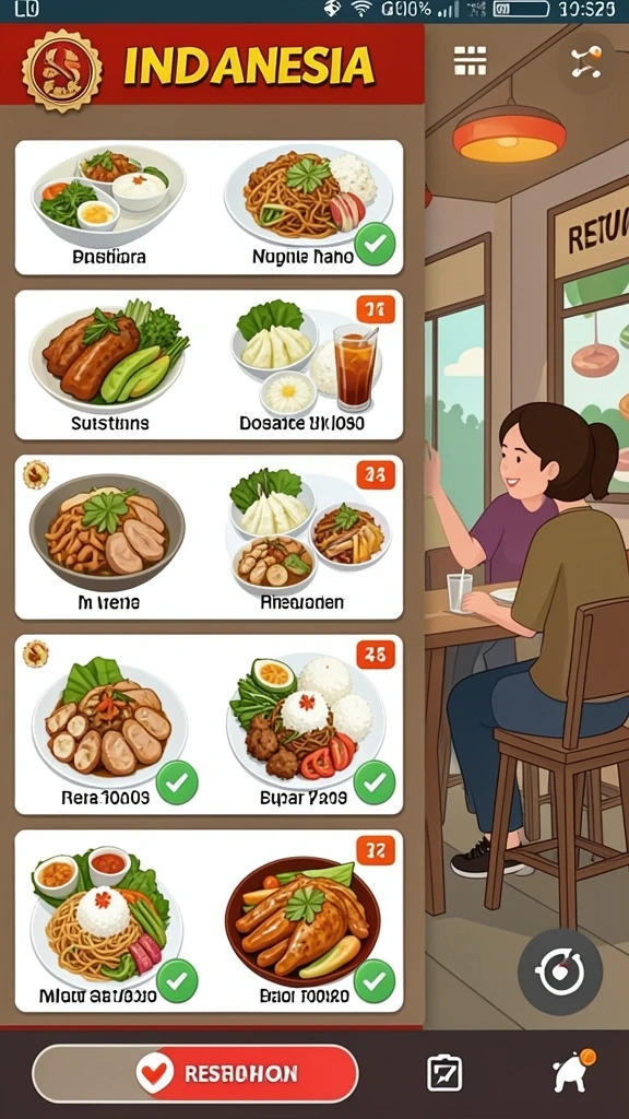 Banyak pilihan permainan yang menarik.