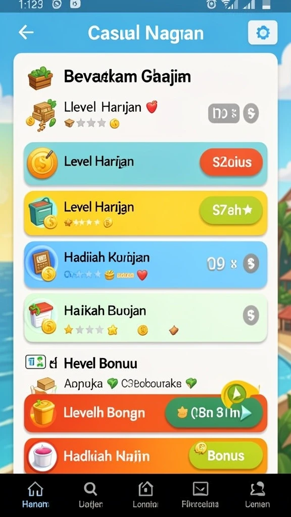Pengalaman permainan yang seru dan mengasyikkan.