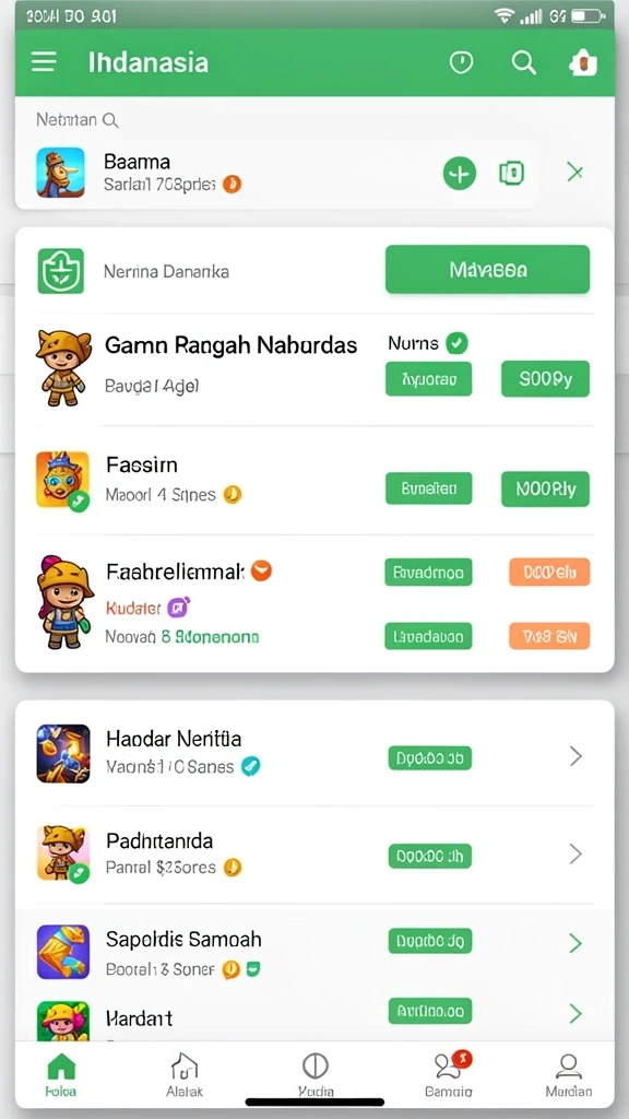 Beragam karakter dengan kekuatan unik.