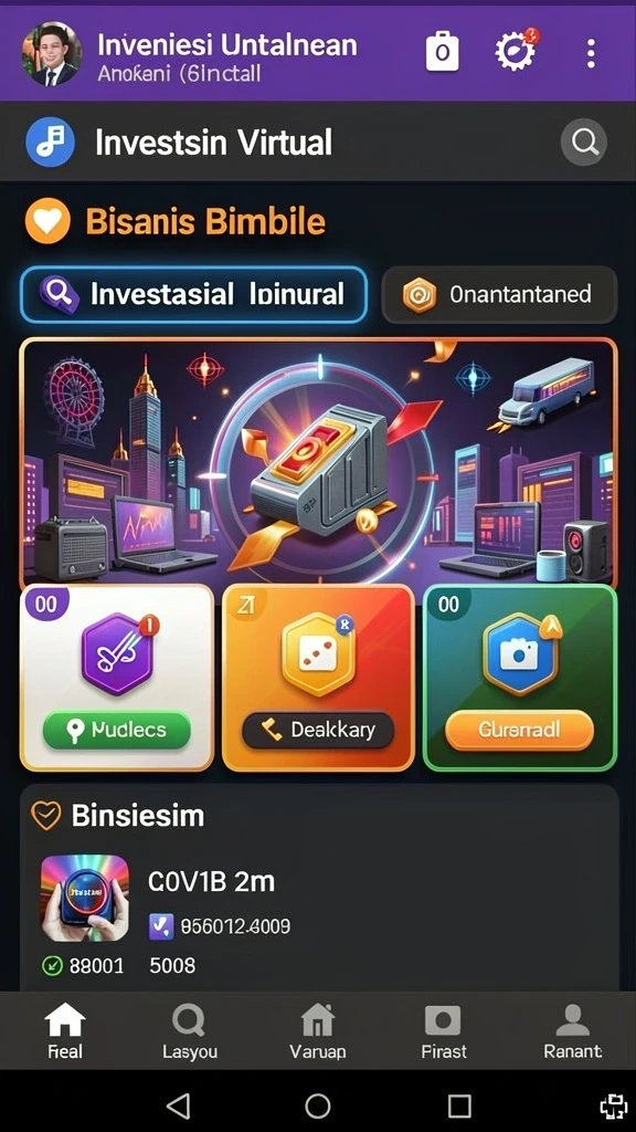 Tampilan awal yang menarik dan mudah dinavigasi.