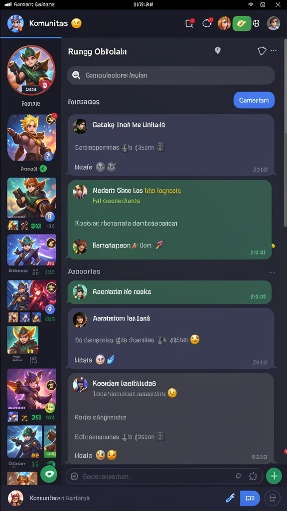 Screenshot menampilkan karakter utama dalam misi seru.
