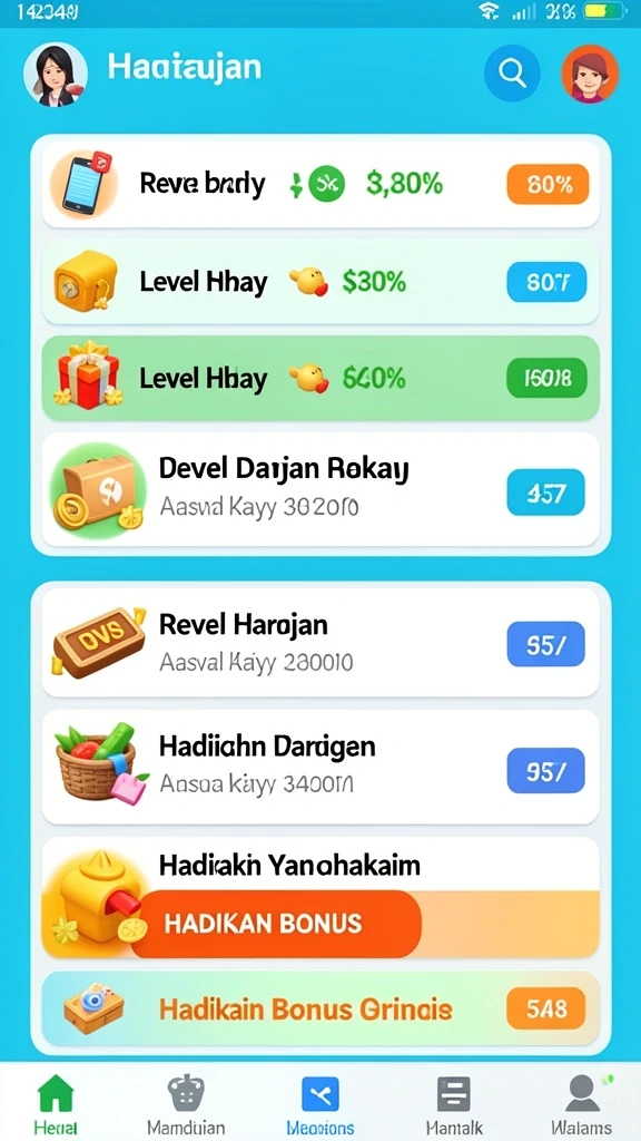 Tampilan antarmuka yang sleek dan menarik.